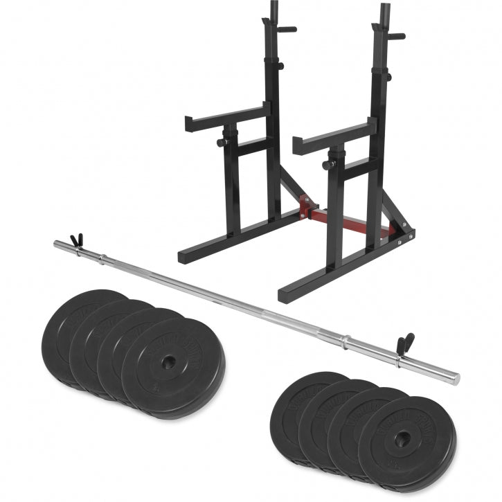 Reguleeritav kükiraam, kang ja raskused 40 kg