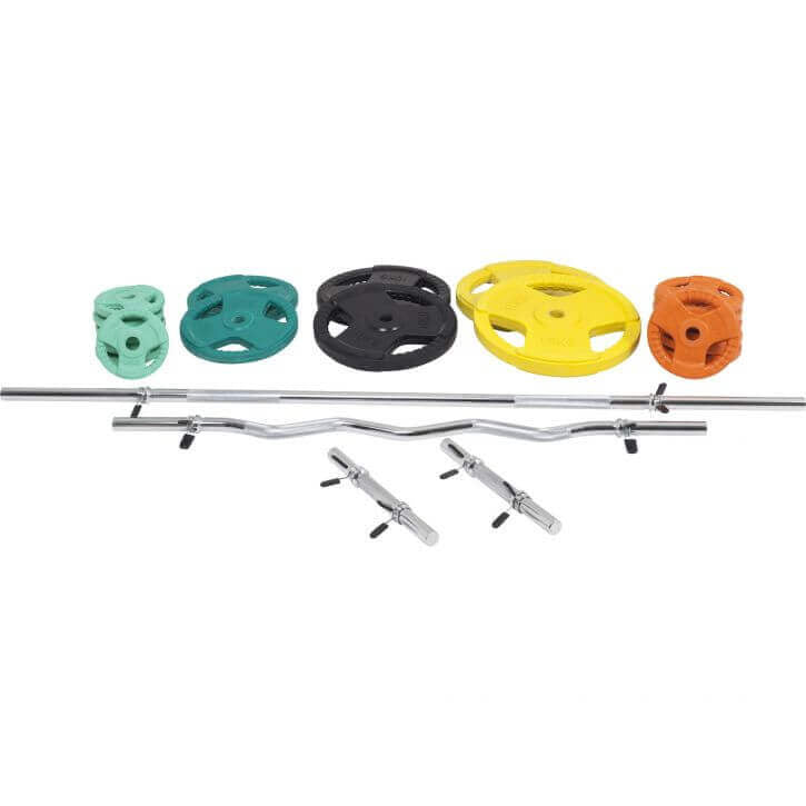 Kangikomplekt 108 kg Tri Grip raskusketastega