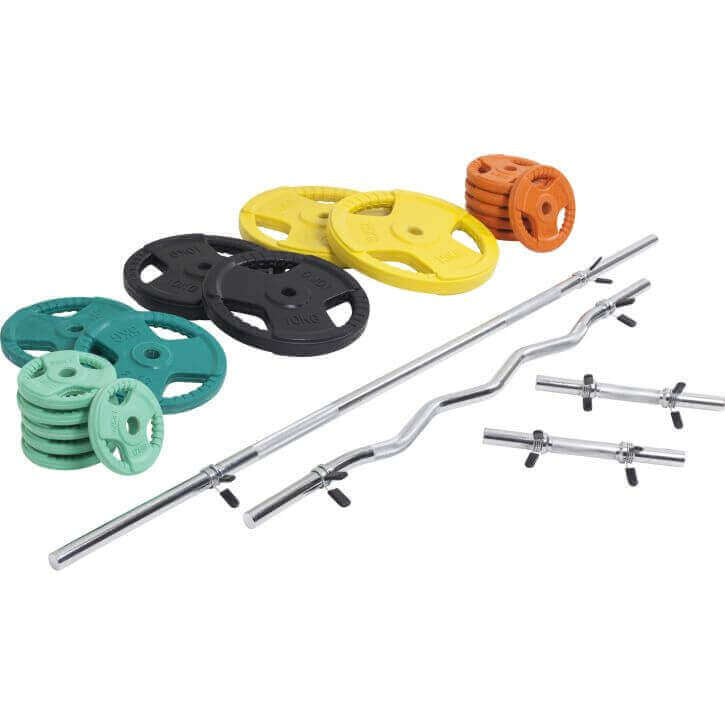 Kangikomplekt 108 kg Tri Grip raskusketastega