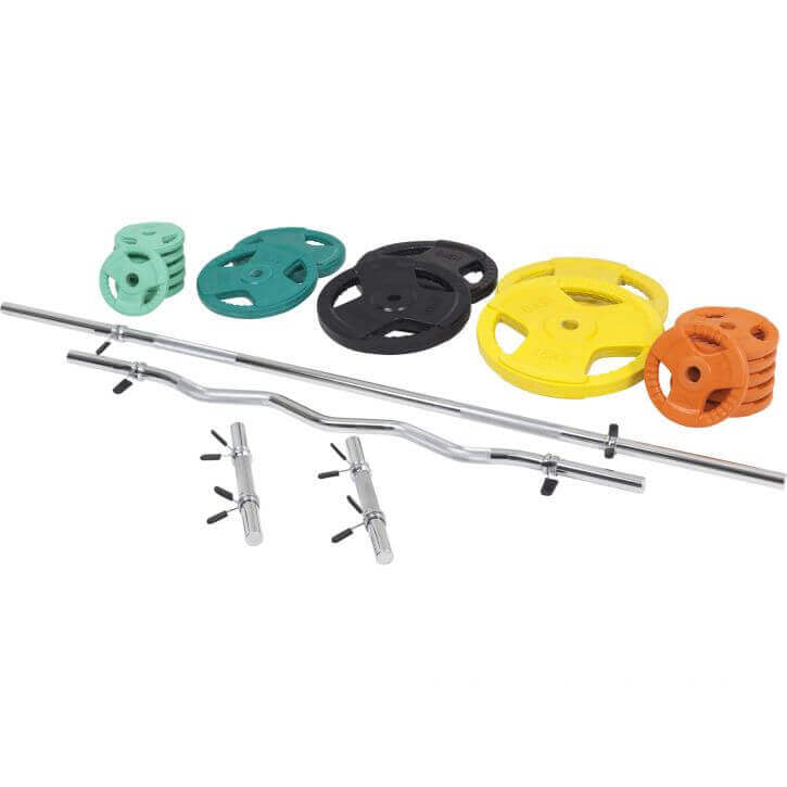 Kangikomplekt 108 kg Tri Grip raskusketastega