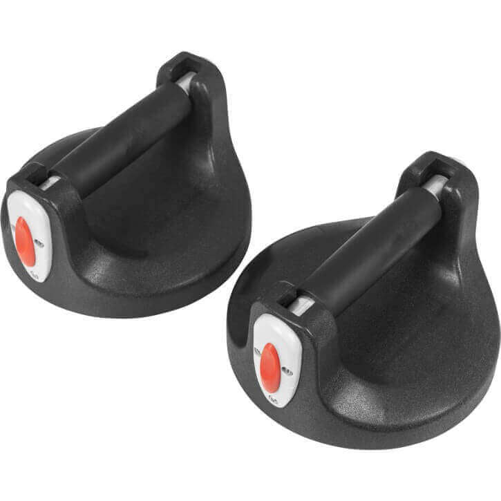Pöörlevad kätekõverduste käepidemed, must