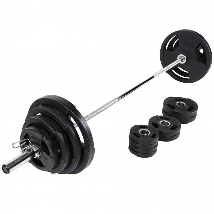 Kangikomplekt 130 kg Tri Grip raskusketastega