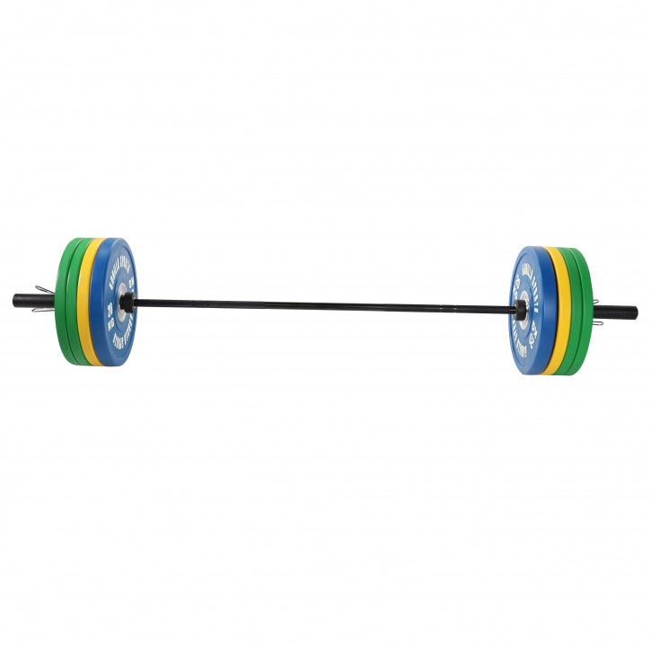 Bumper raskusketaste kangikomplekt 140 kg musta kangiga