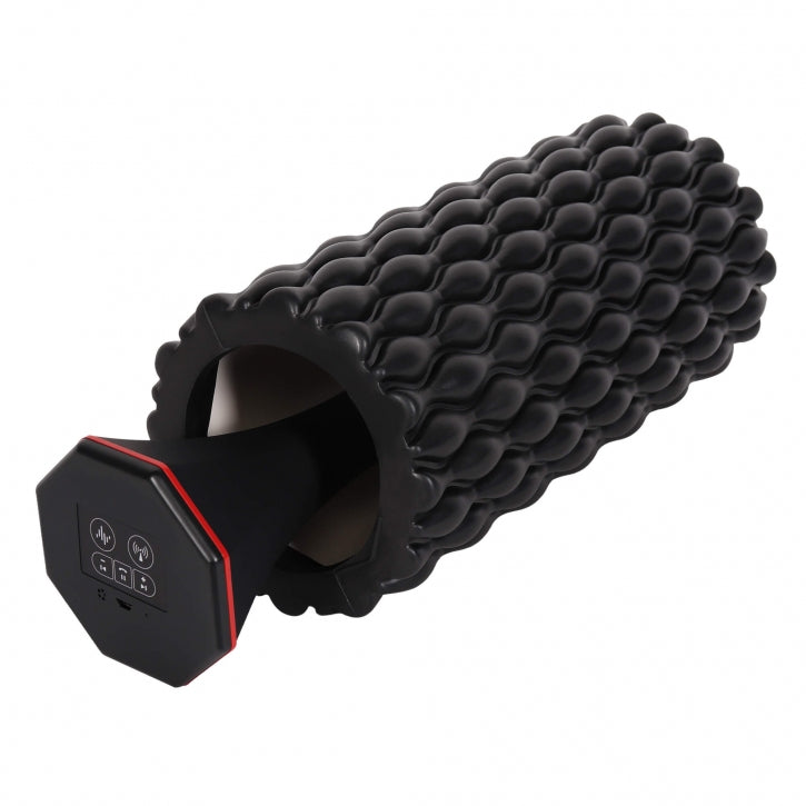 3-In-1 vibreeriv foam roller 30 x 10 cm, must