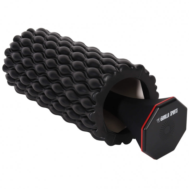 3-In-1 vibreeriv foam roller 30 x 10 cm, must