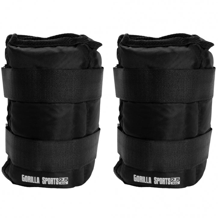 Randme- ja pahkluuraskused 2 tk 2,5–5 kg