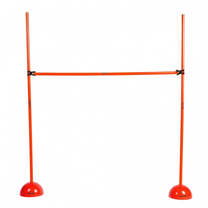 Reguleeritava kõrgusega hüppetõke 10,5–150 cm, punane