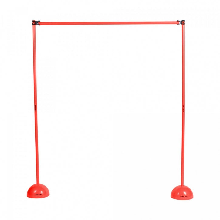 Reguleeritava kõrgusega hüppetõke 10,5–150 cm, punane