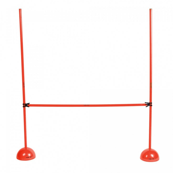 Reguleeritava kõrgusega hüppetõke 10,5–150 cm, punane