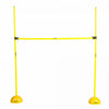 Reguleeritava kõrgusega hüppetõke 10,5–150 cm, kollane
