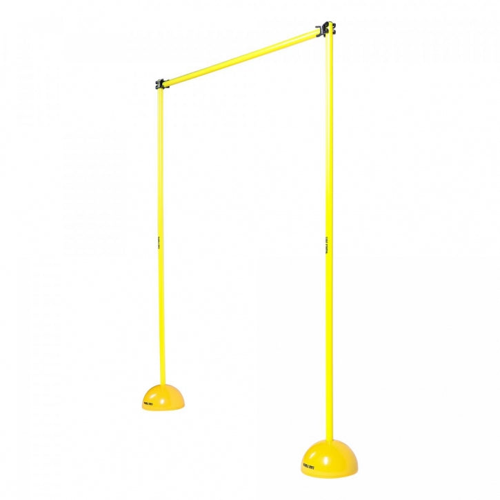 Reguleeritava kõrgusega hüppetõke 10,5–150 cm, kollane