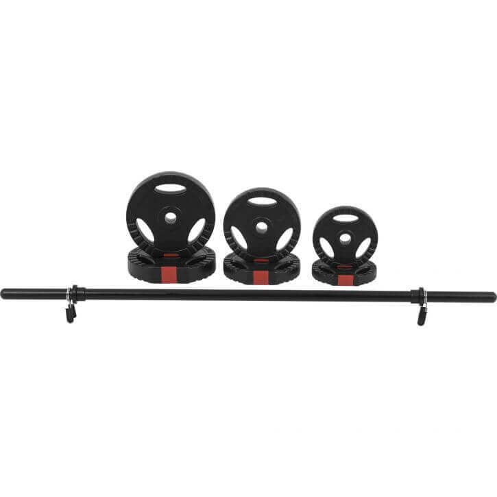 BodyPumpi komplekt 5 x 20 kg tri-grip-raskusketastega