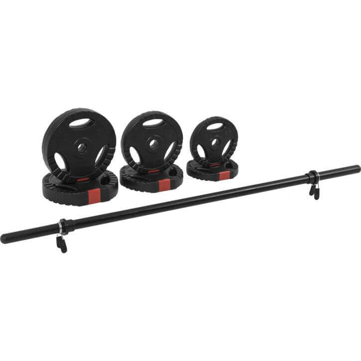 BodyPumpi komplekt 5 x 20 kg tri-grip-raskusketastega