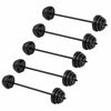 BodyPumpi komplekt 5 x 20 kg tri-grip-raskusketastega