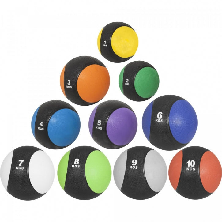 Meditsiinipallide komplekt 1–10 kg, kokku 55 kg