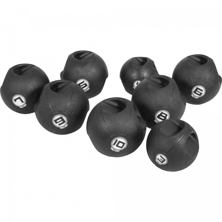 Grip-meditsiinipallide komplekt käepidemeavadega 3–10 kg