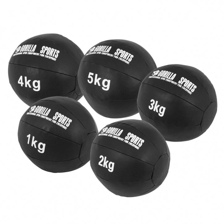 Wall Ball topispallide komplekt 1-5 kg