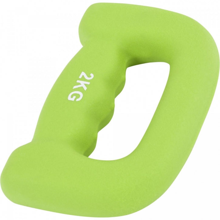 Käepidemega hantlite komplekt 1–5 kg neopreenkattega