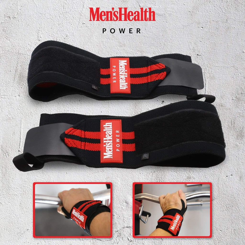 Men's Health POWER rannesiteet, musta/punainen