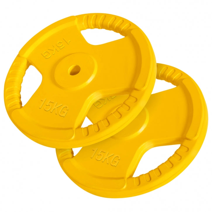 Kummikattega Tri Grip raskuskettad 2 x 15 kg