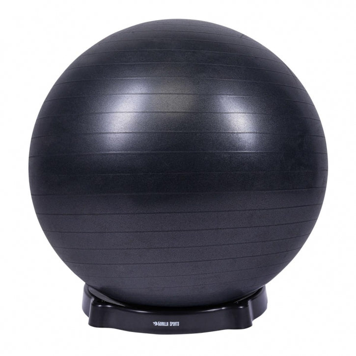 Võimlemispalli hoidik 55–75 cm pallidele, must