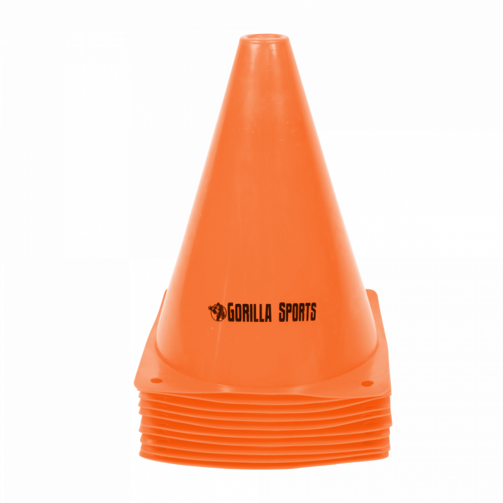 Märgistuskoonused 10 tk, oranž