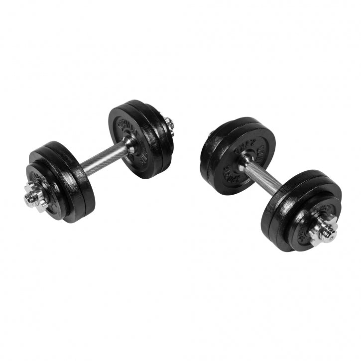 Reguleeritavad malmist hantlid 30 kg, 2 tk