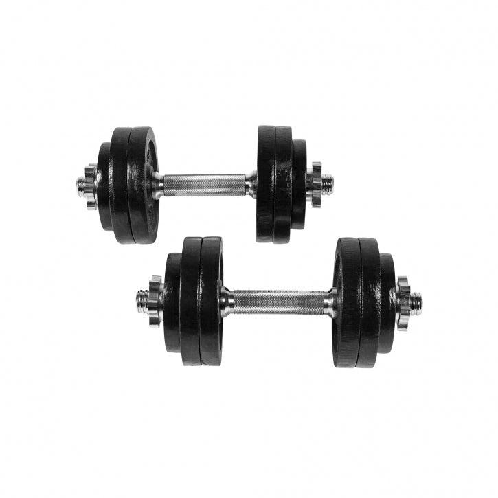 Reguleeritavad malmist hantlid 30 kg, 2 tk