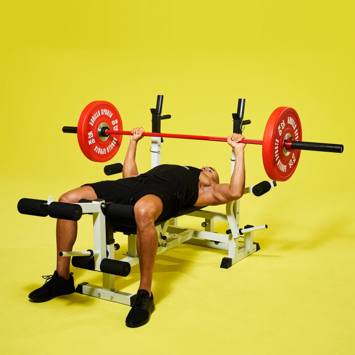 Olümpia-kang 220 cm 20 kg punane/must