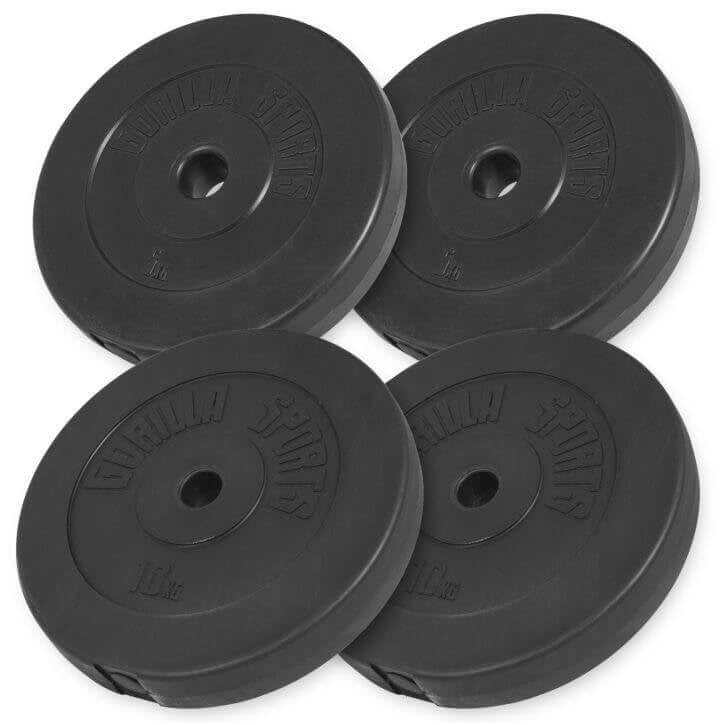 Vinüülist raskuskettad 30 mm, 2 x 10 kg + 2 x 5 kg