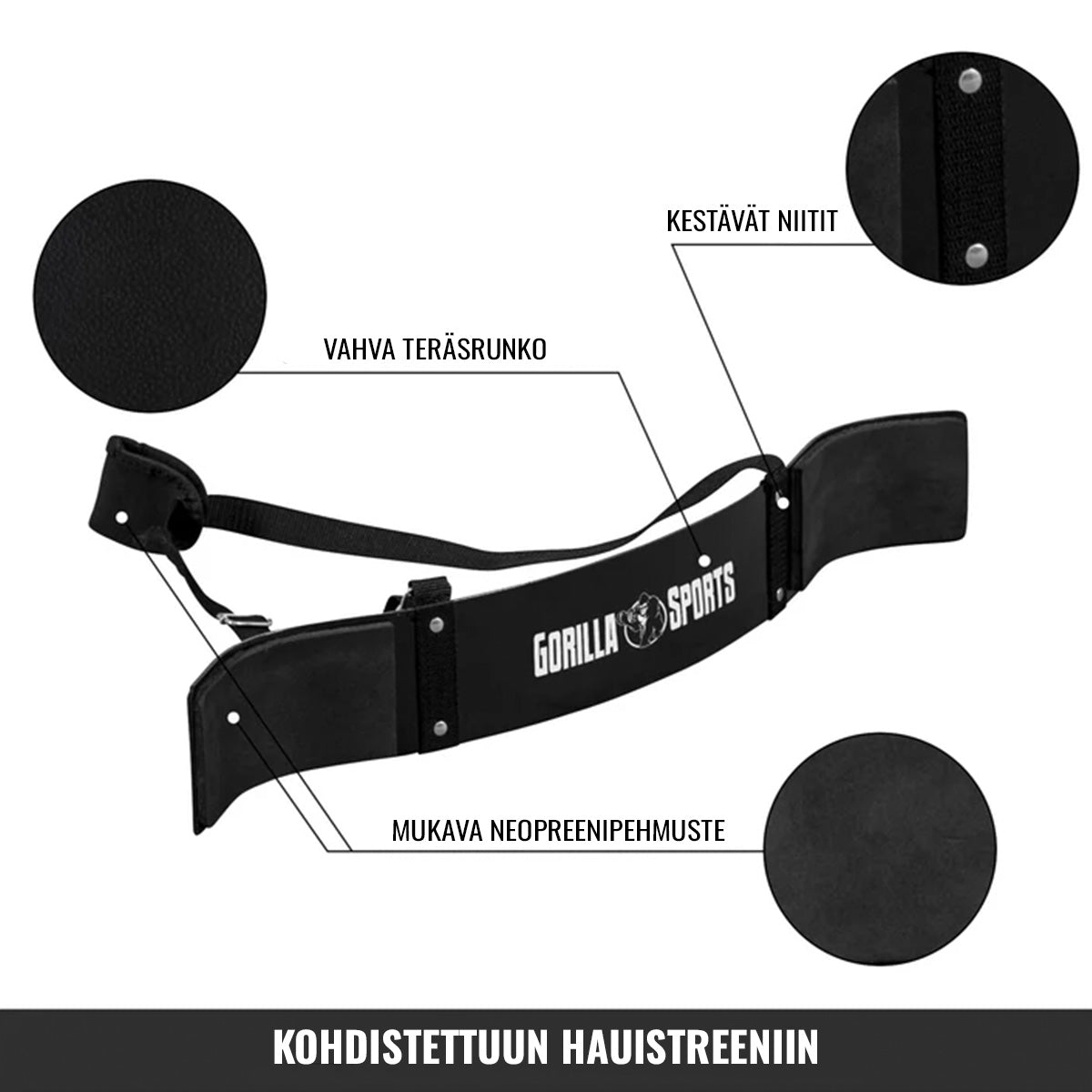 Arm Blaster biitsepsitugi kaelatoega