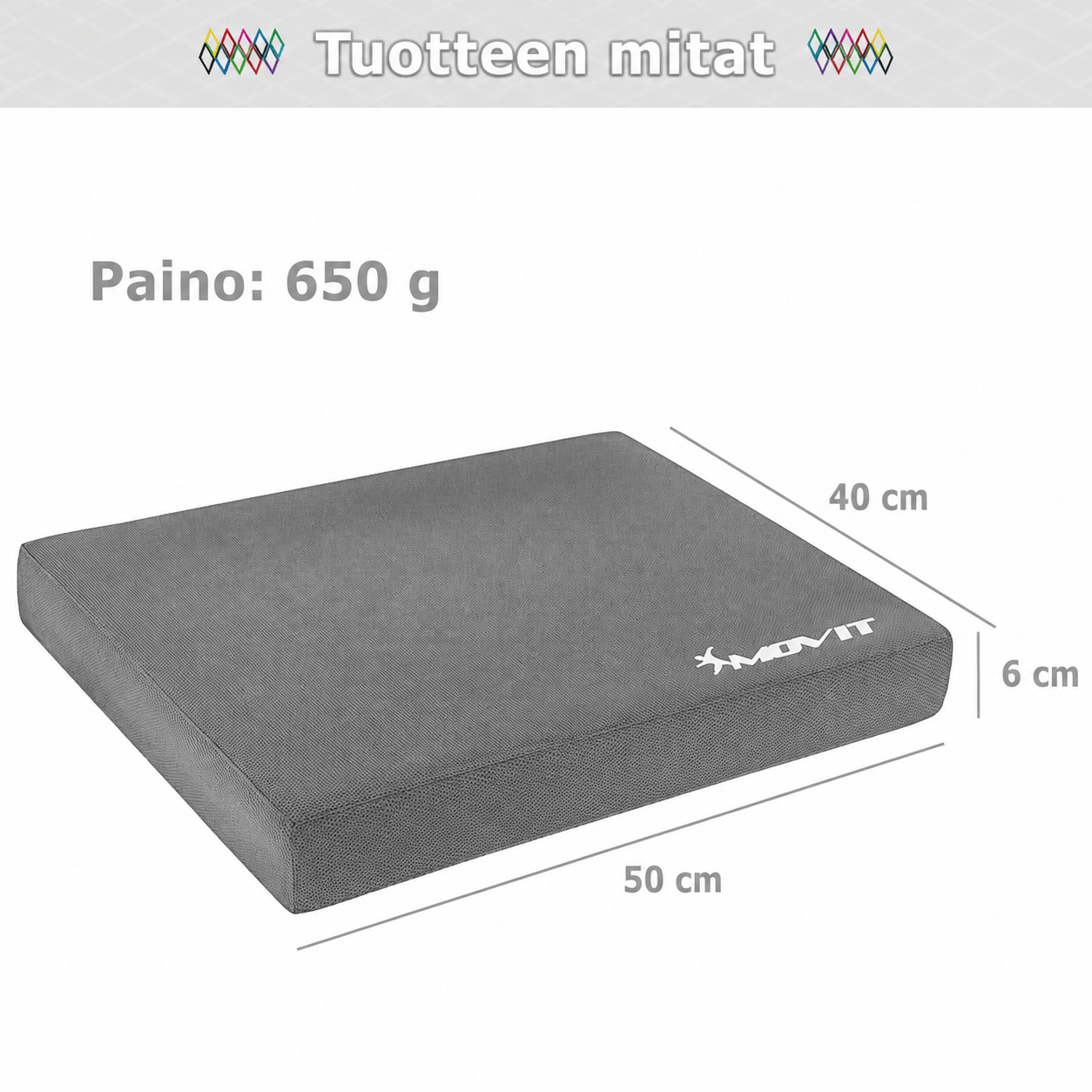 Balance Pad tasakaalupadi 50 x 40 x 6 cm