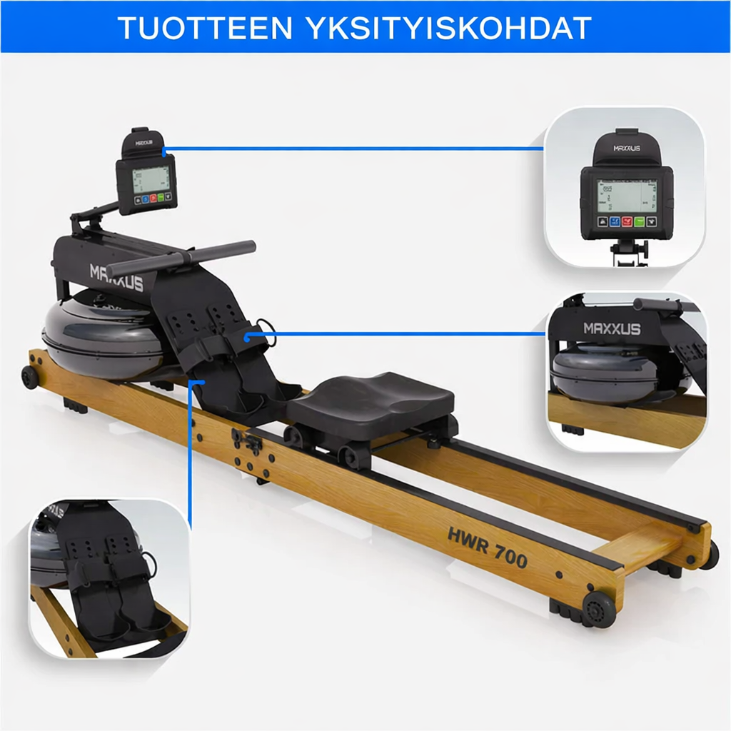 Sõudmismasin veetakistusega HWR 700