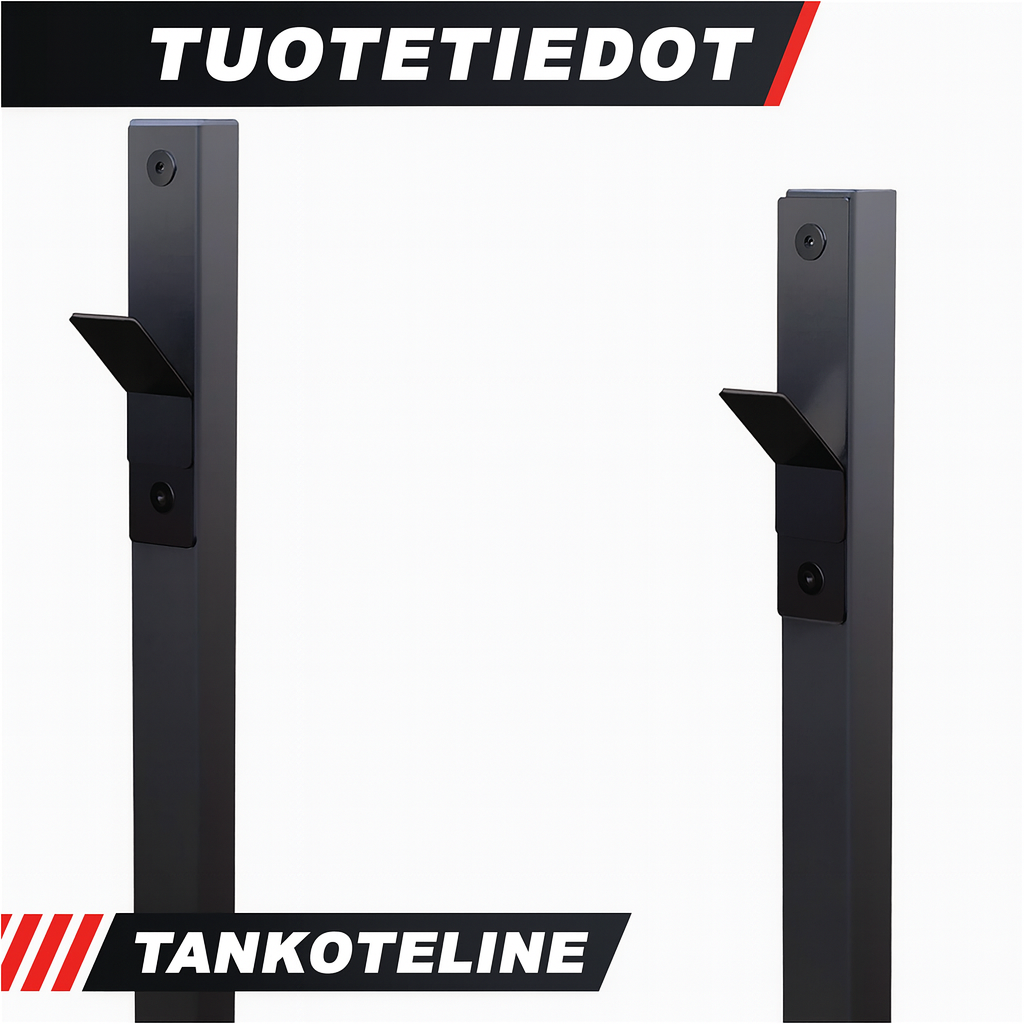 Lai tõstepink 250 kg, must