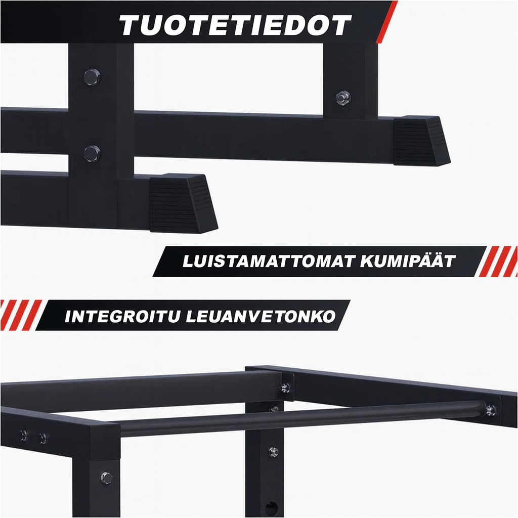 Kükipuur / Power Rack 200 kg, must