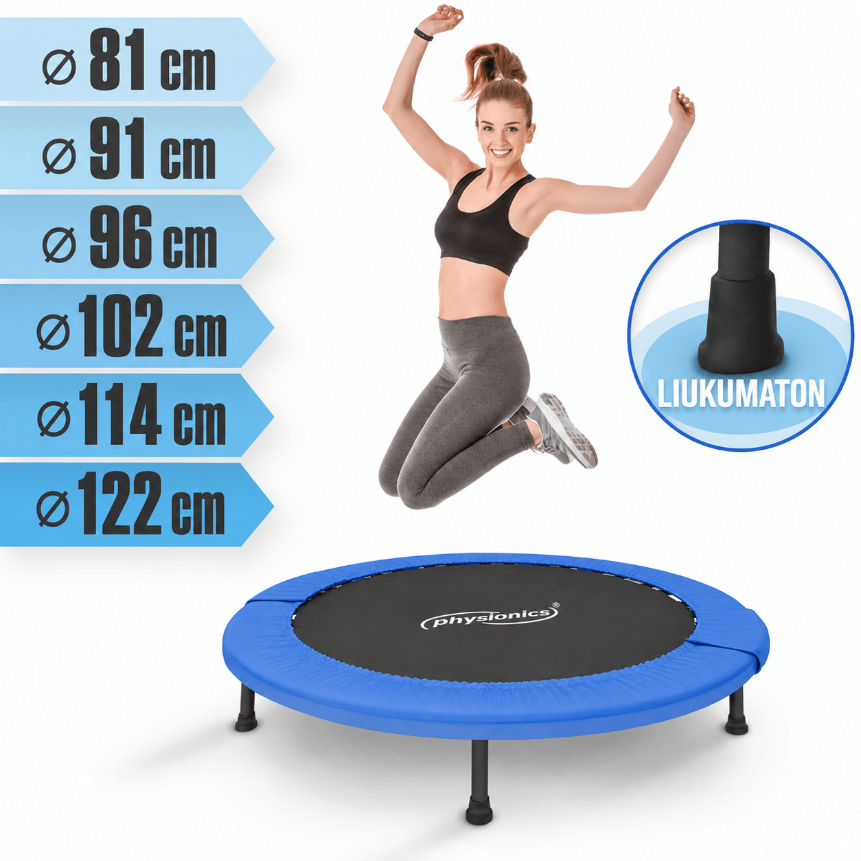 Fitness-batuut 81–122 cm