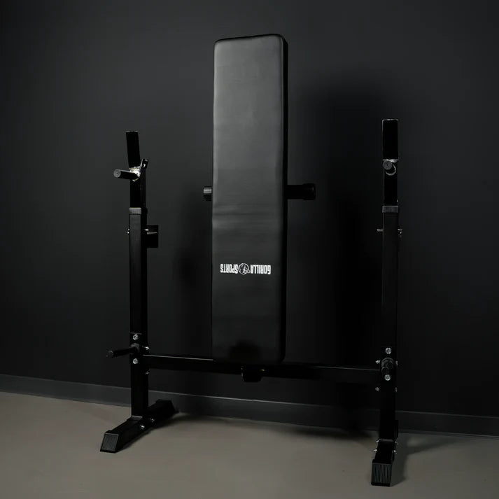 Kokkupandav jõutõstepink + 100 kg kangikomplekt