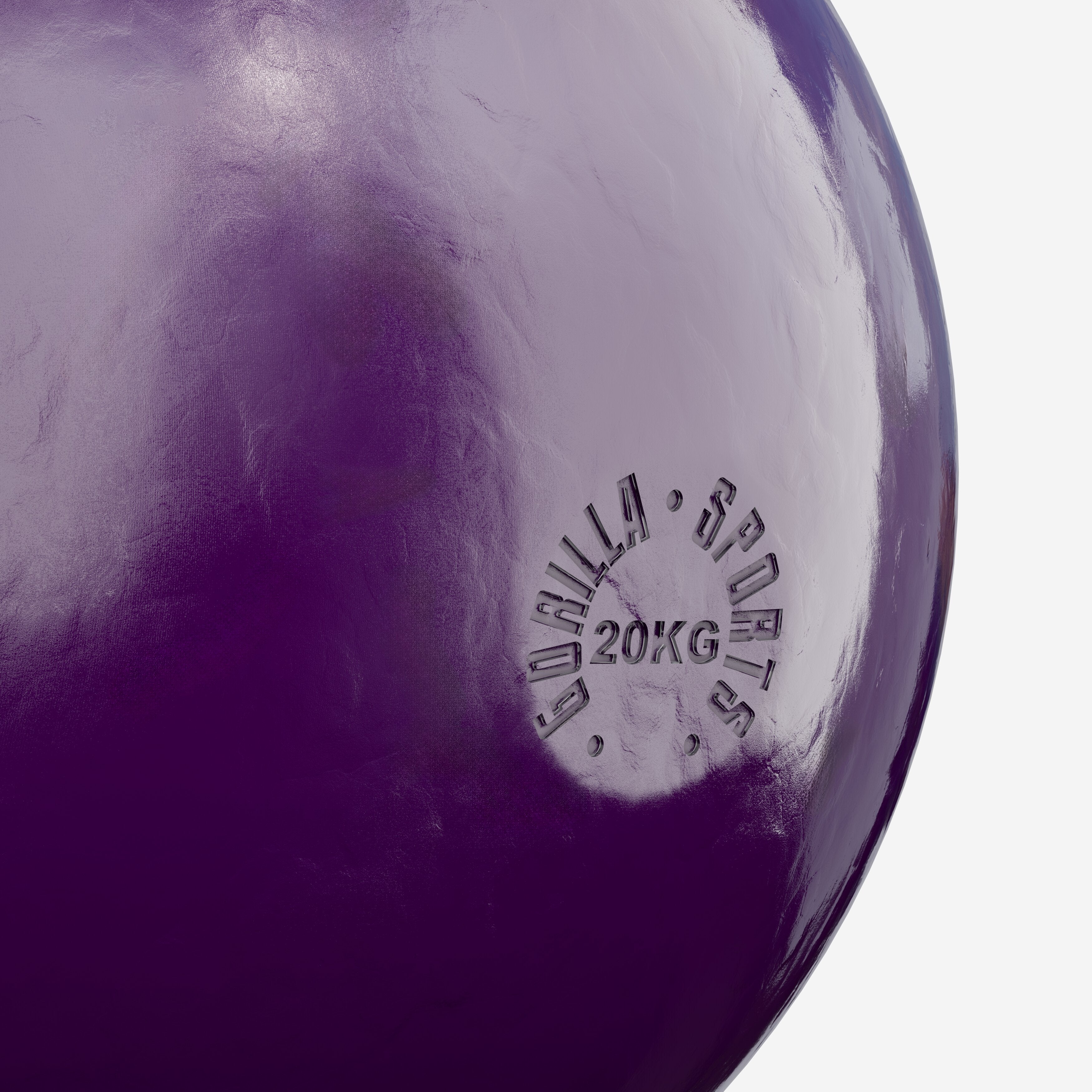 Võistlussangpomm 20 kg, lilla, valatud terasest