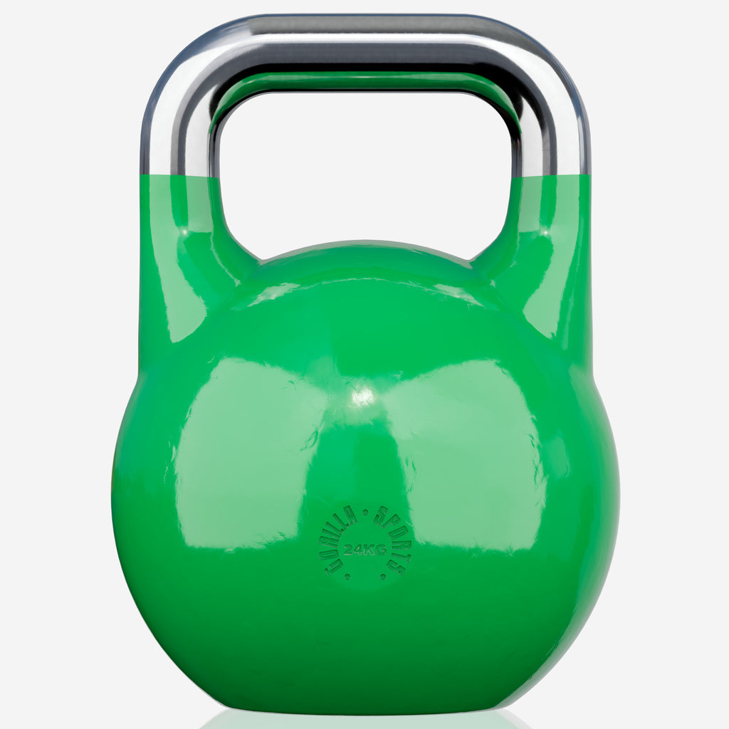 Võistlussangpomm 24 kg, roheline, valatud terasest
