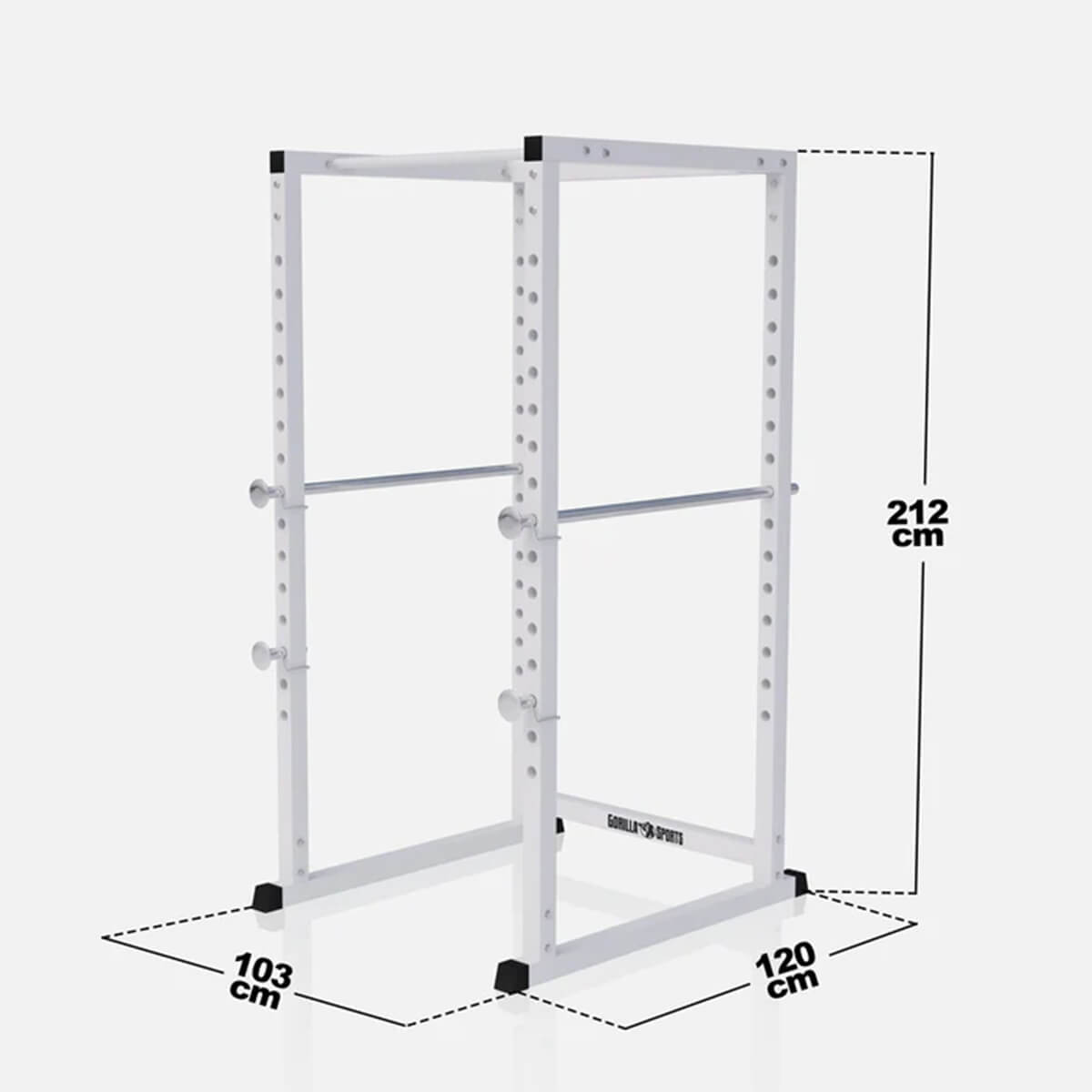 Power Rack kükipuur turvavarraste ja lõuatõmbekangiga