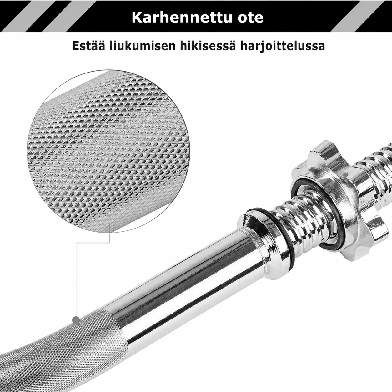 Kangikomplekt 30–60 kg plastkattega raskusketastega