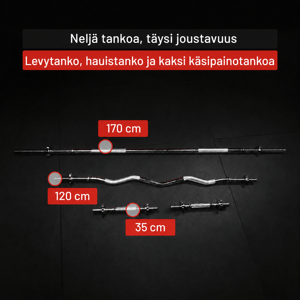 Vinüül Tri Grip kangikomplekt 100 kg